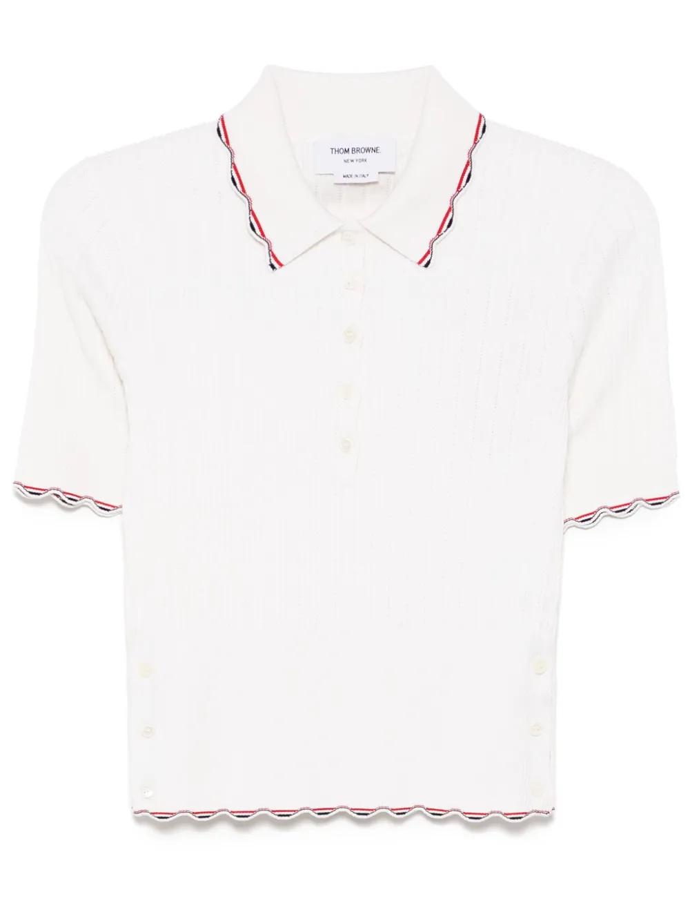 

Рубашка поло с полосками RWB THOM BROWNE