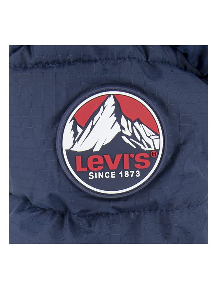 Levi's Kids Пуховая куртка синего цвета — фото 3