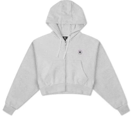 

Толстовка retro chuck hoodie 'lt retro grey heather' Converse, серый