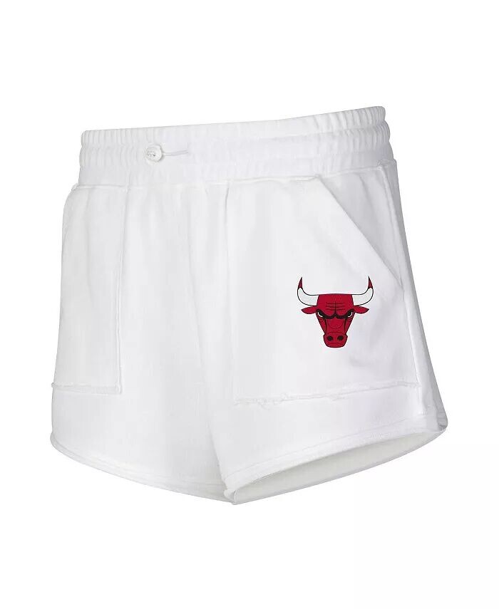 

Женские белые шорты Chicago Bulls Sunray Concepts Sport