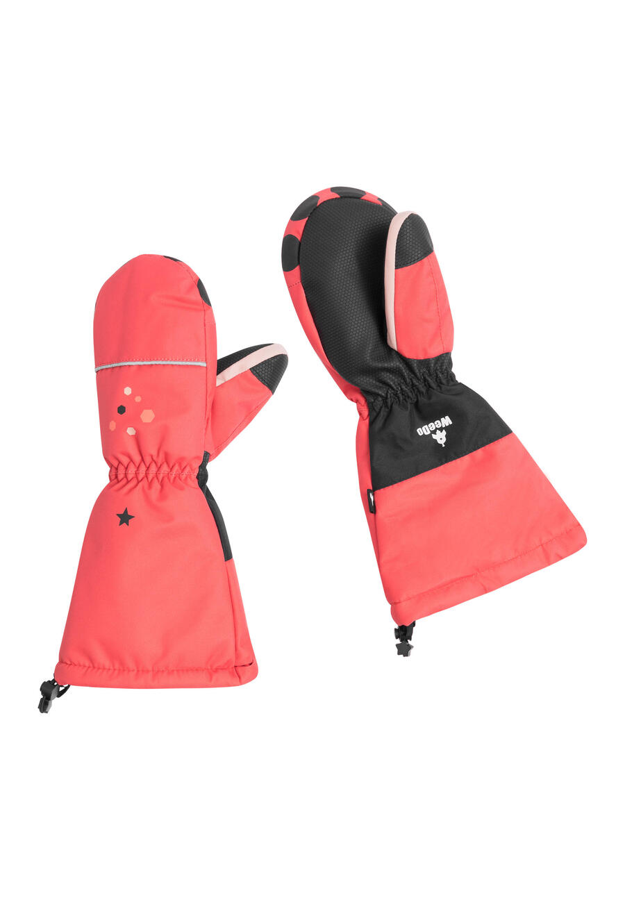 

WEEDO FUNWEAR Варежки OLILIDO Monsterlili розовые дышащие светоотражающие водонепроницаемые