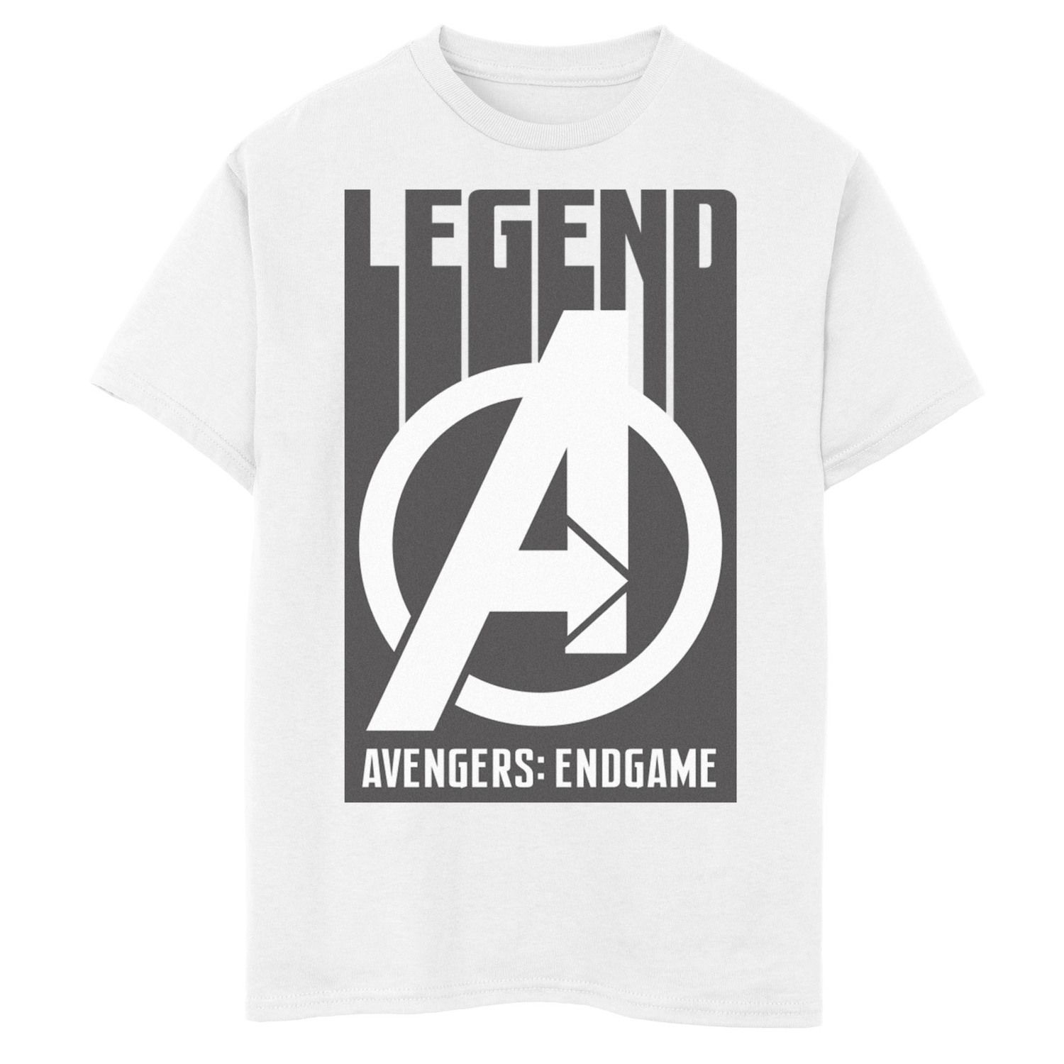 

Футболка с логотипом и графическим рисунком Marvel Avengers Endgame Legend для мальчиков 8–20 лет Marvel