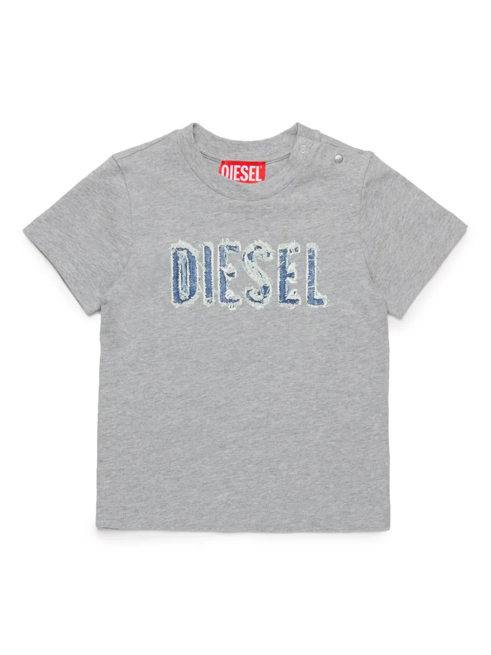 

Футболка с логотипом Diesel Kids, серый