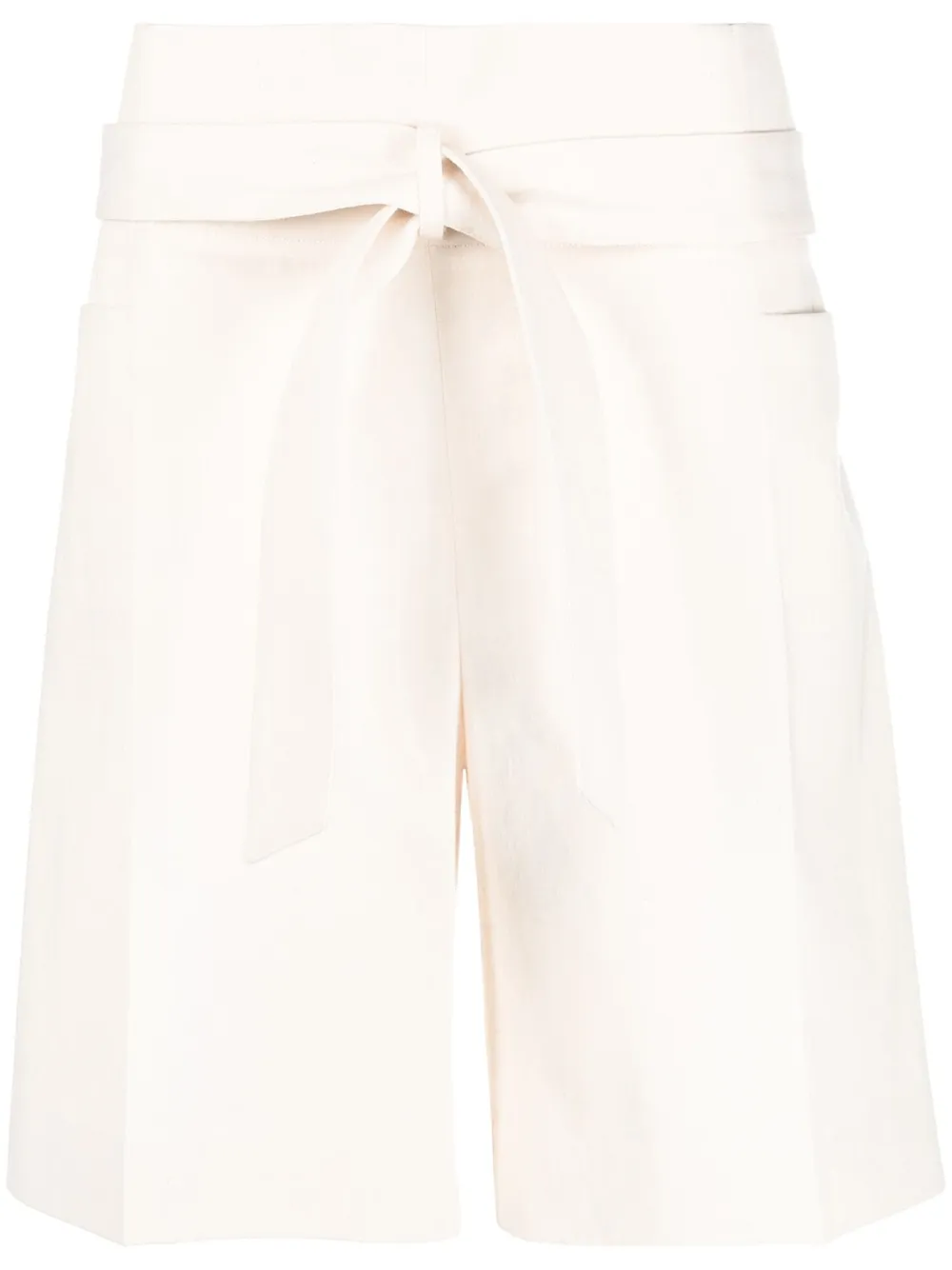 

Шорты с поясом TOTEME, нейтральный