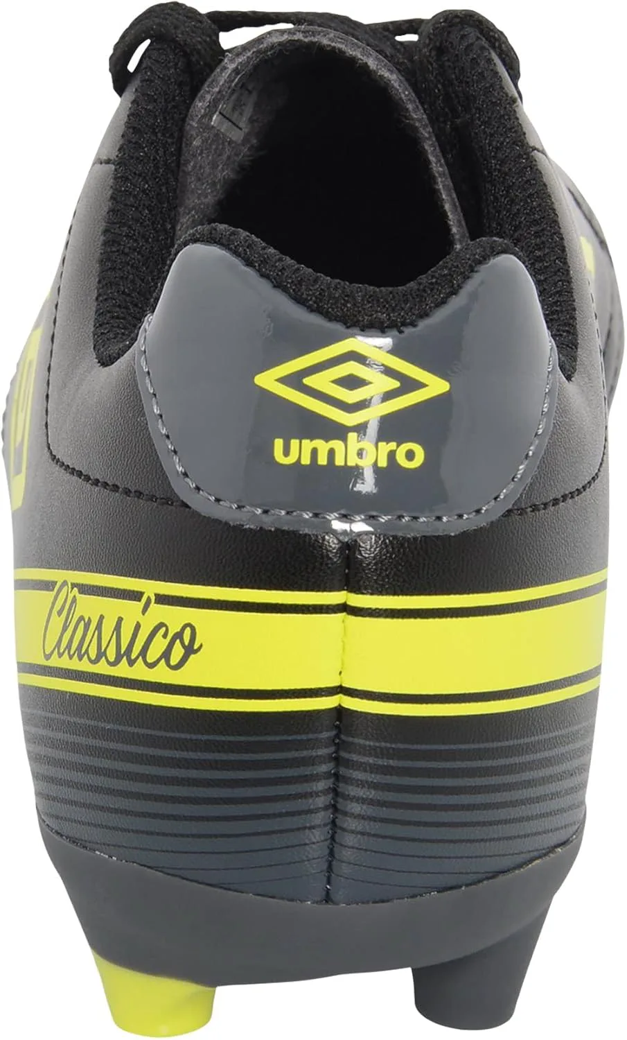 Мужские бутсы Umbro Classico X FG, черный/желтый — фото 4