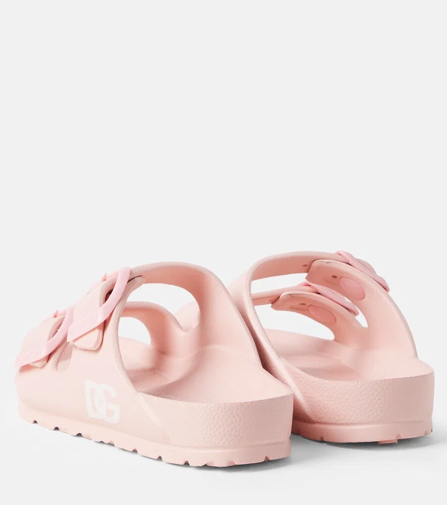 Сандалии DG Dolce&Gabbana Kids, розовый — фото 2