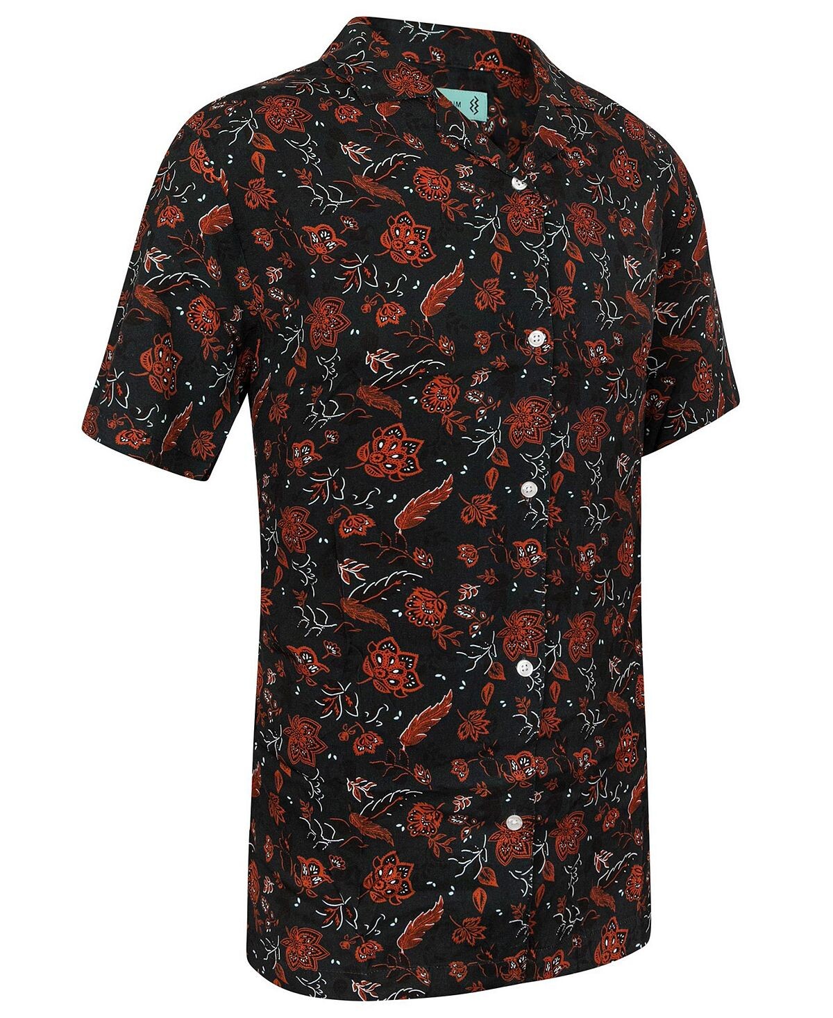 

Мужская повседневная гавайская рубашка на пуговицах с коротким рукавом Mio Marino