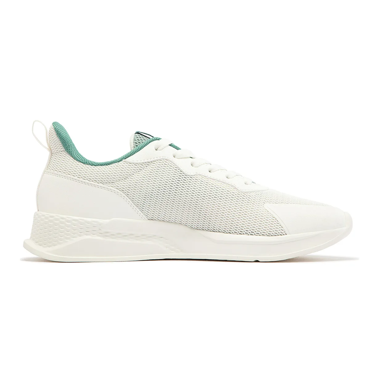 Мужские повседневные кроссовки low top с амортизацией, износостойкие и дышащие 361°, Feather White/Nebula Blue — фото 2