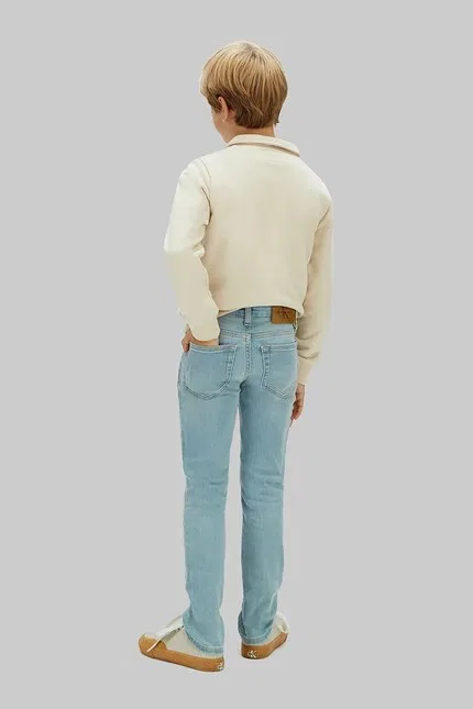Джинсы узкие ANDREW Calvin Klein Jeans, синий — фото 4