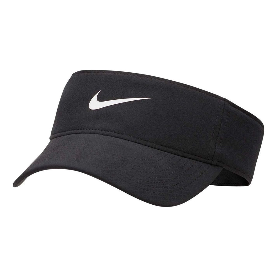 

Бейсболка Nike Dri-FIT Ace Swoosh Featherlight Visor 'Black White', черный