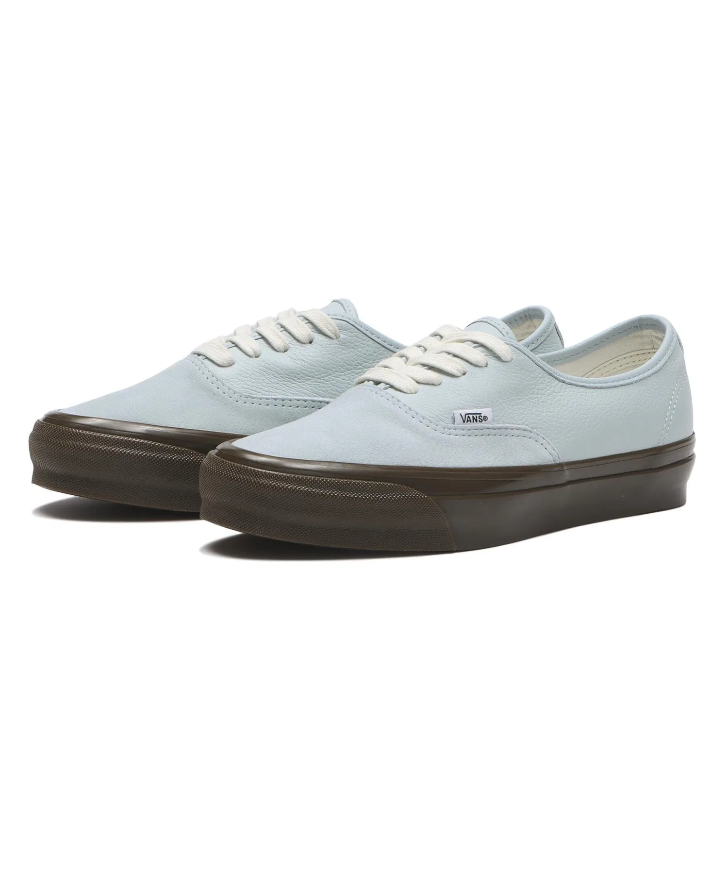Унисекс кроссовки VANS AUTHENTIC 44 из натуральной кожи тёмно-синие — фото 3