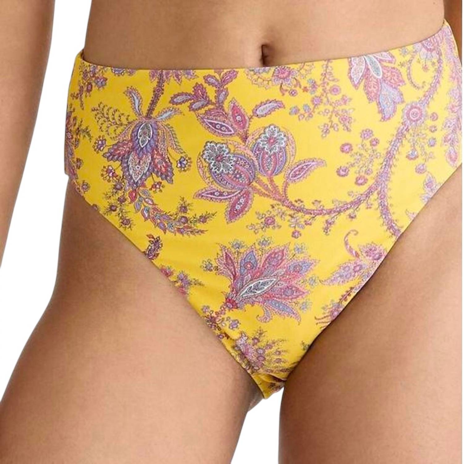 

Плавки бикини с высокой посадкой в ​​стиле Ratti Golden Paisley J.Crew