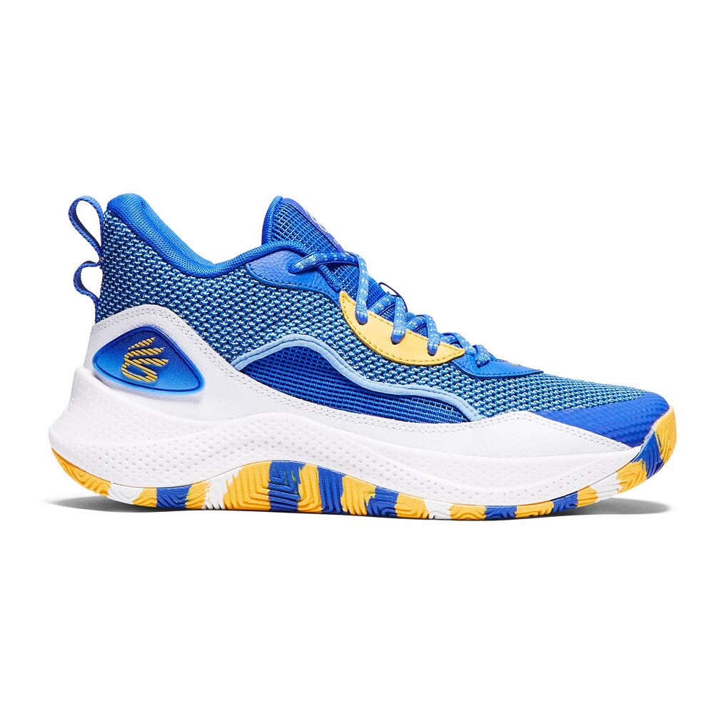 Мужские замшевые баскетбольные кроссовки Under Armour Curry 3Z 24, цвет Team Royal