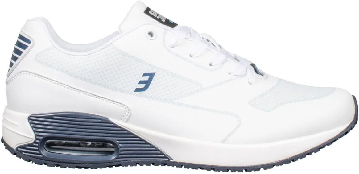 Мужская профессиональная обувь для здоровья Oxypas Justin SAFETY JOGGER, 2-White Dark Blue