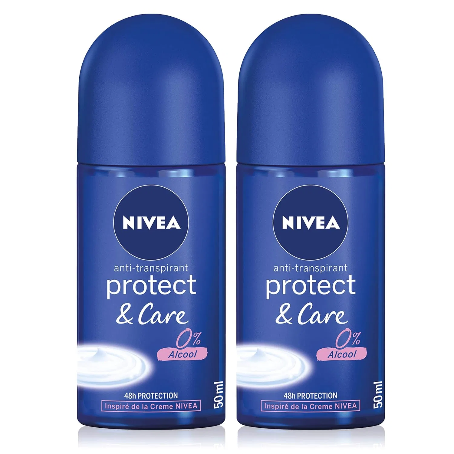 Набор из 2 шариковых дезодорантов NIVEA Protect & Care, 50 мл Nivea