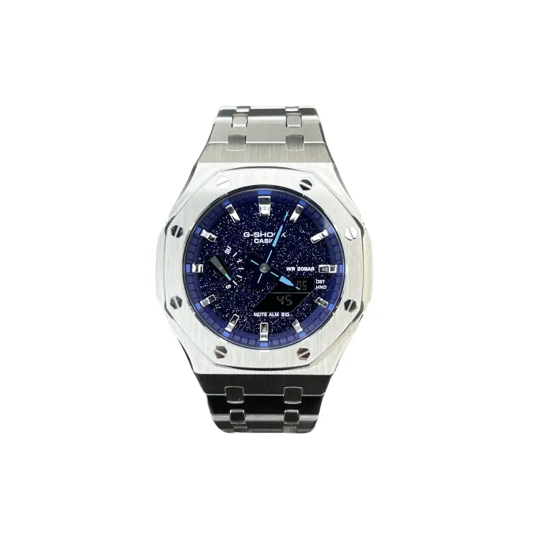 

CASIO Часы Quartz Movement Stainless Steel Watchband Watch Men's Watch Blue Dial
