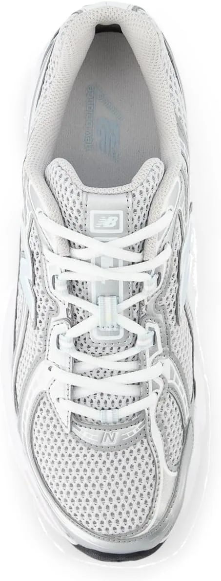 Мужские беговые кроссовки MC996 D New Balance, серый/серебристый/металлический белый — фото 4