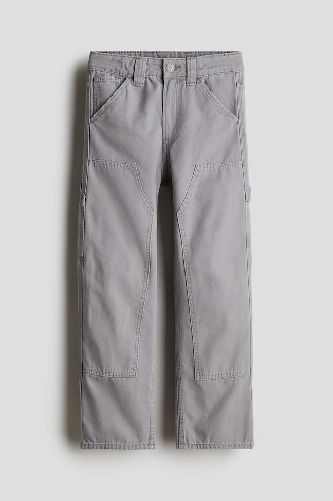 

Холщовые брюки свободного покроя H&M, серый