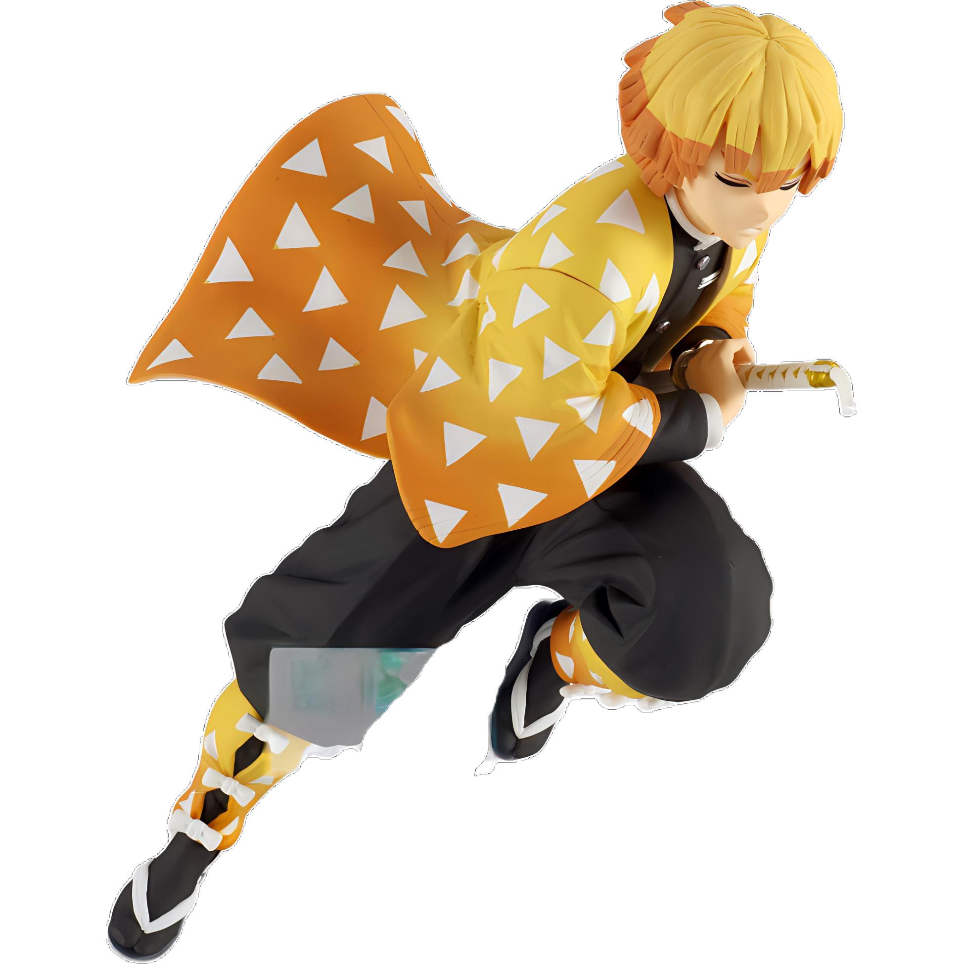 

Zenitsu Agatsuma Glass Factory, Demon Slayer Kimetsu No Yaiba, боевая стилизация BANPRESTO