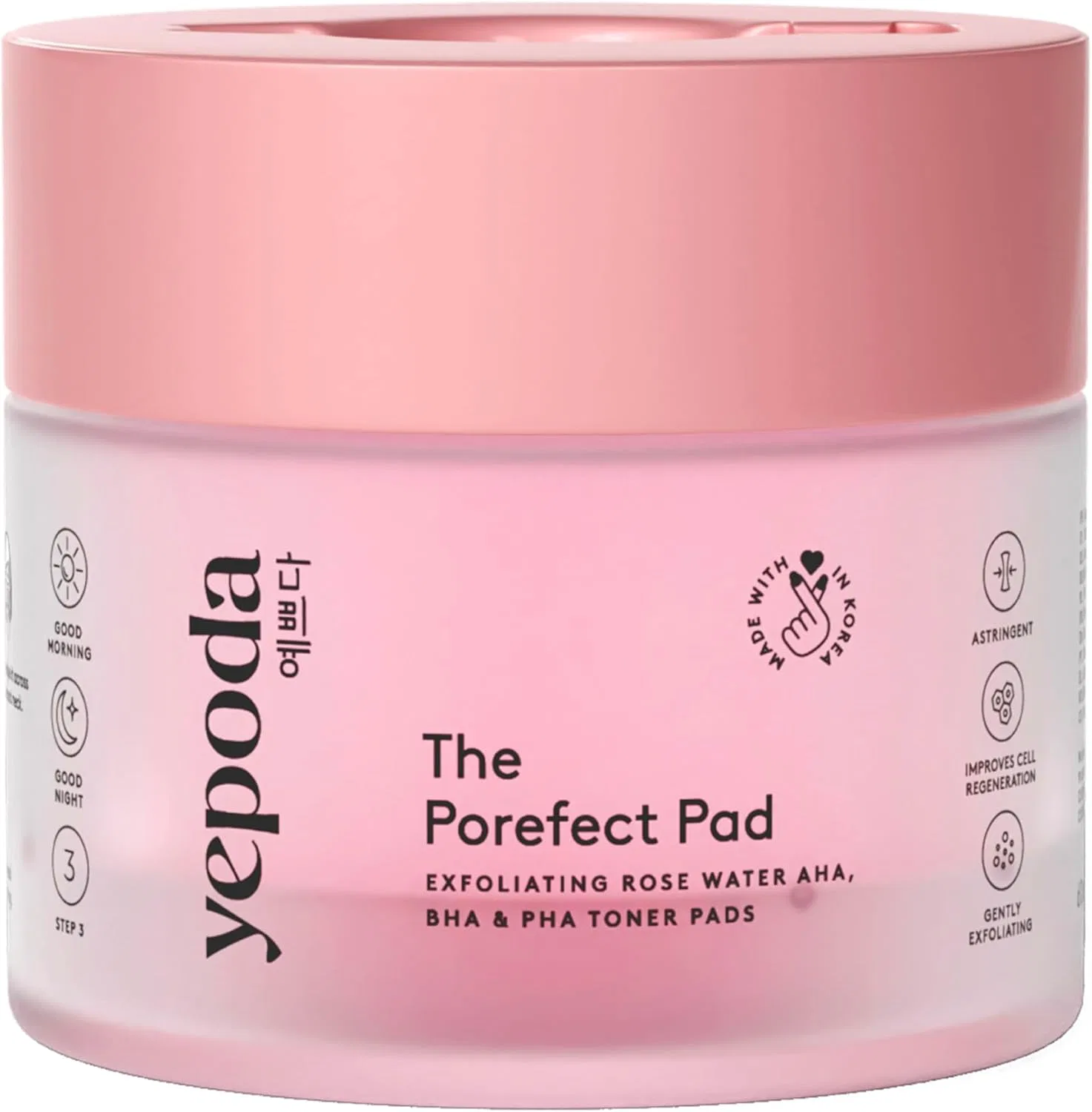 Тоник Yepoda — Отшелушивающие тонер-пэды «The Porefect Pad» от