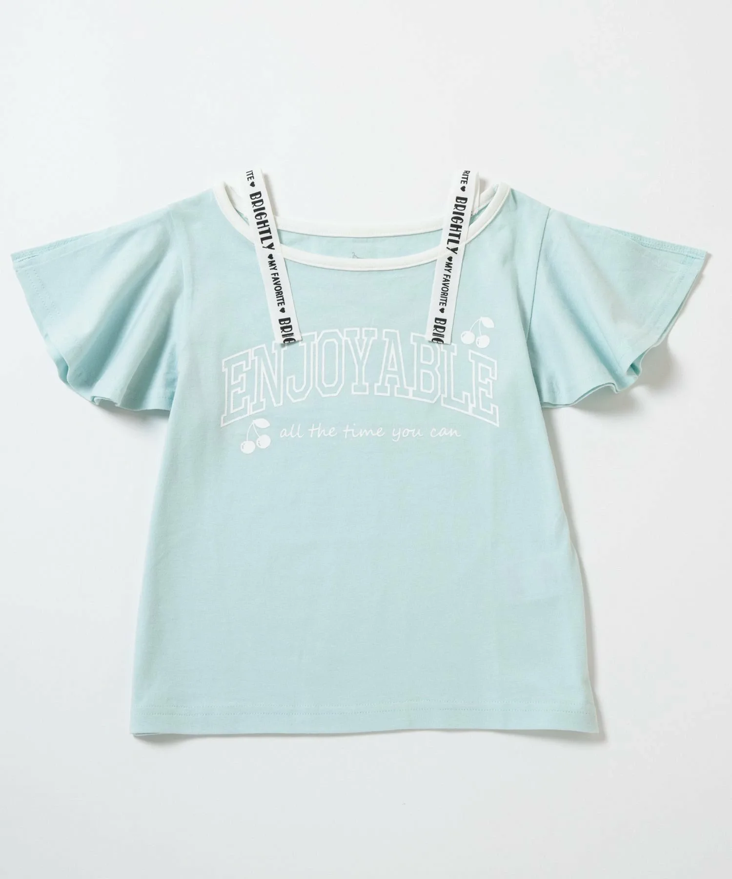 Футболка с короткими рукавами и логотипом Ever Closet, Dusty Mint — фото 3