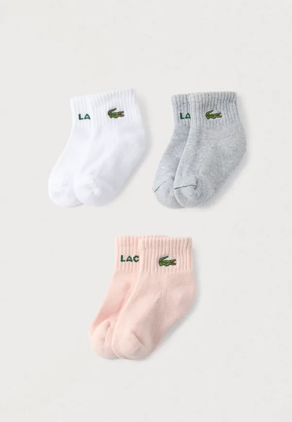 Детские носки crocs, упаковка из 3 пар. Lacoste, Light Pink
