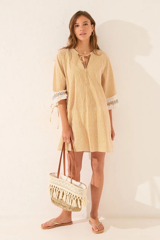 

Хлопковое платье Women'Secret, желтый