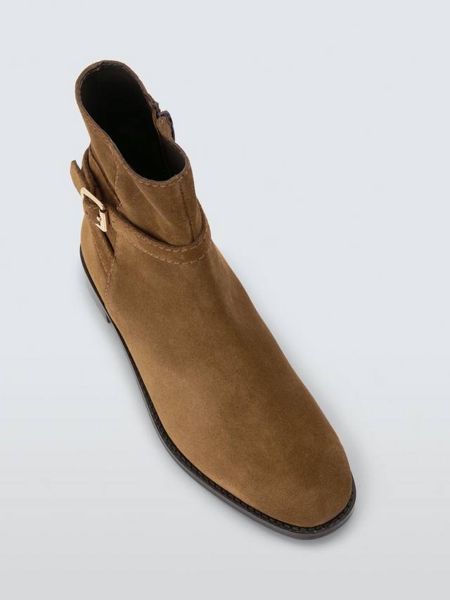 Paso Suede ботильоны для верховой езды с пряжкой и шлейкой John Lewis, Tan — фото 4