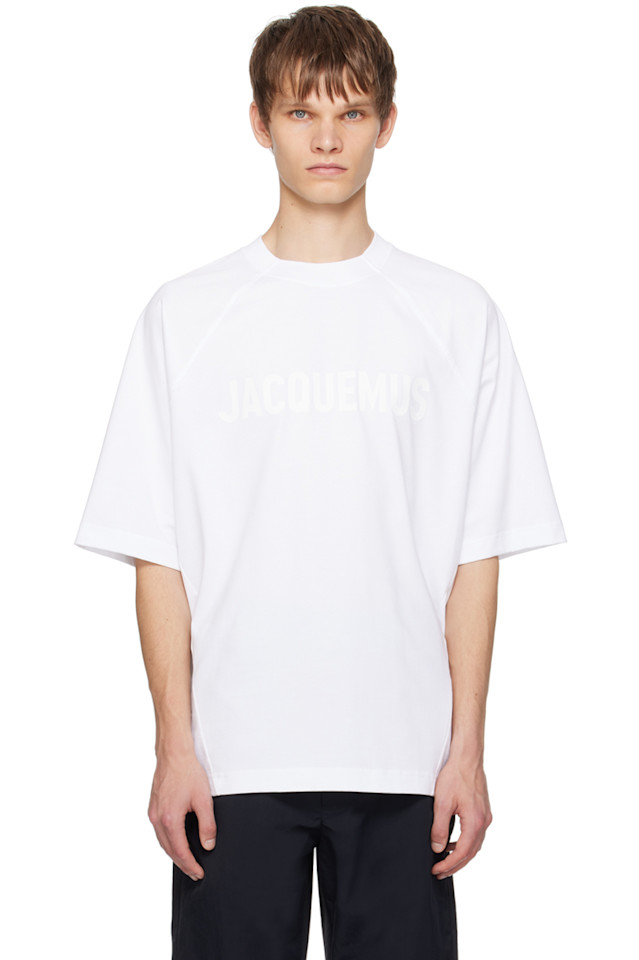 

Классическая футболка 'le t-shirt typo' Jacquemus, белый