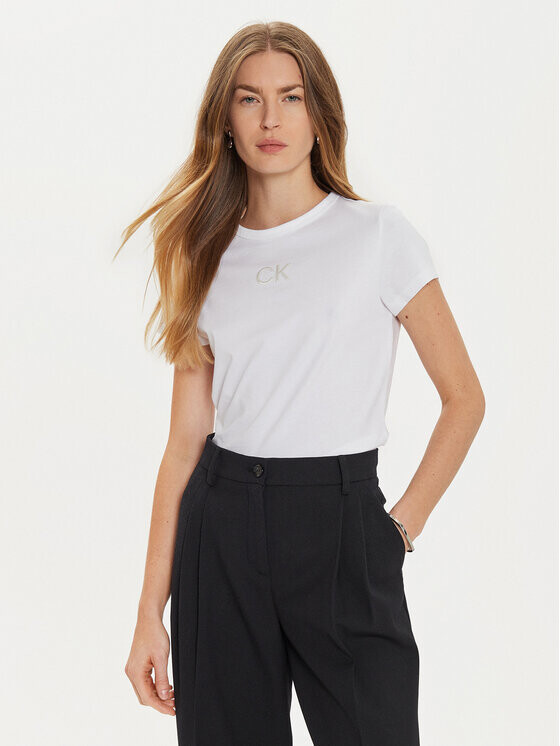 

Футболка стандартного кроя Calvin Klein, белый