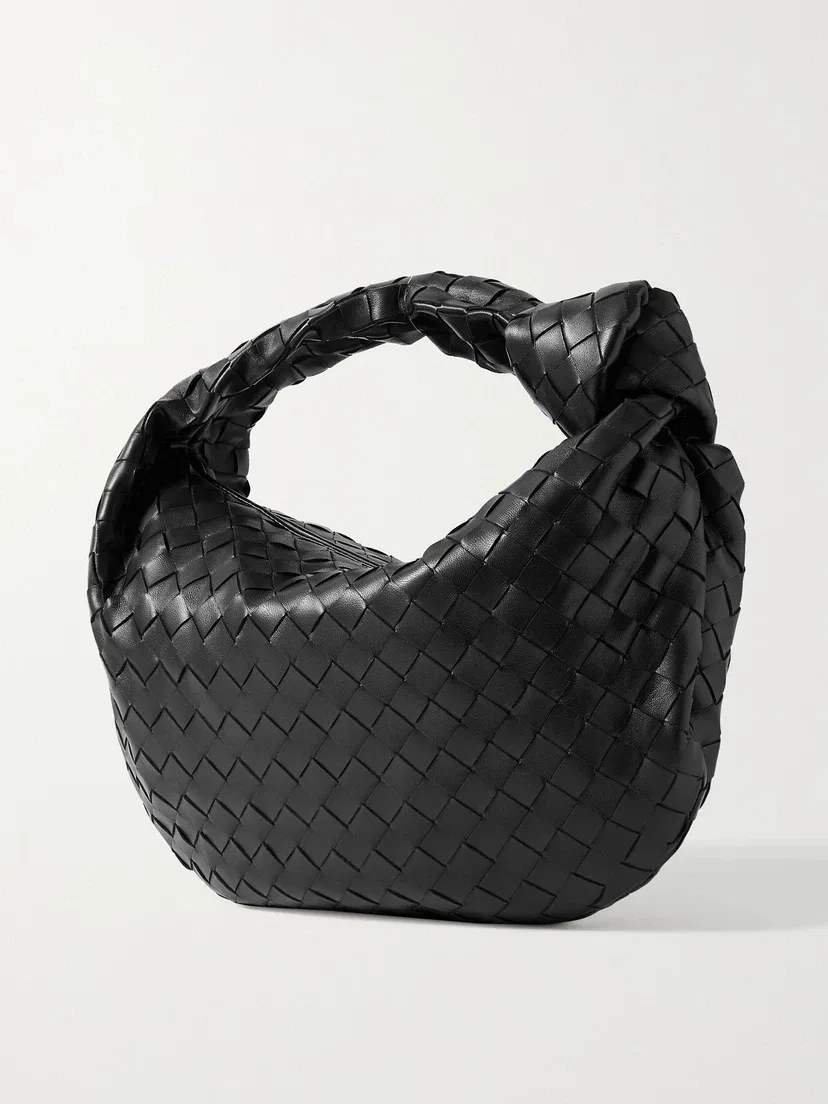 Подростковая сумка-тоут из кожи Intrecciato Jodie BOTTEGA VENETA, черный — фото 3