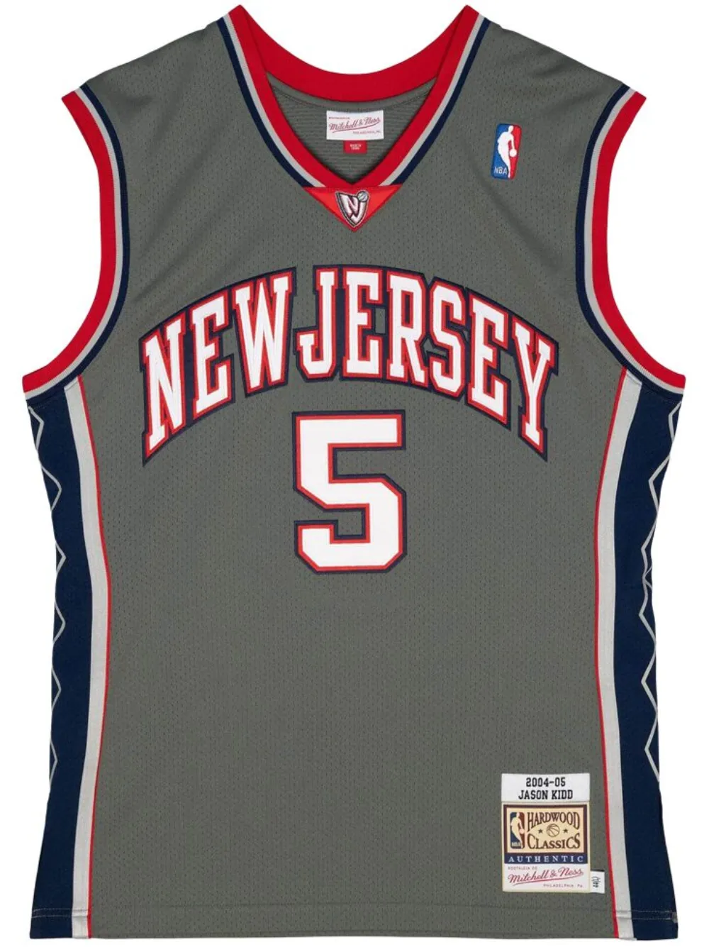 

Топ NBA New Jersey Nets 2004 Jason Kidd Mitchell & Ness, серый