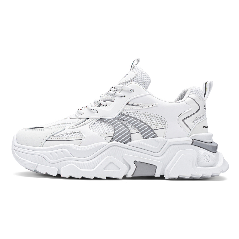 

Мужские массивные кроссовки Low-Top GONG NIU JU REN, белый