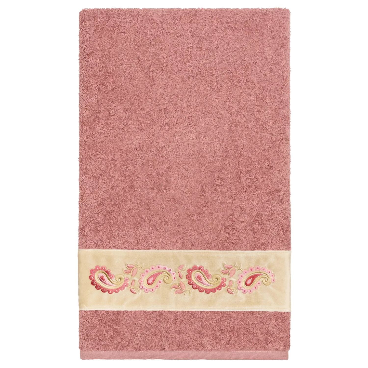 

Linum Home Textiles Турецкий хлопок Mackenzie Набор украшенных банных полотенец из 2 предметов, светло-серый