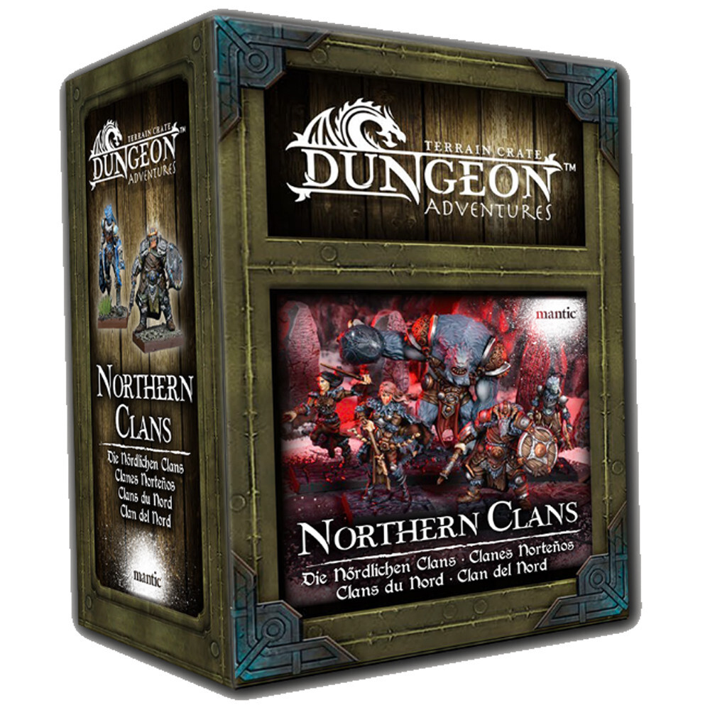 

Аксессуары Mantic Games Terrain Crate: Dungeon Adventures - Northern Clans