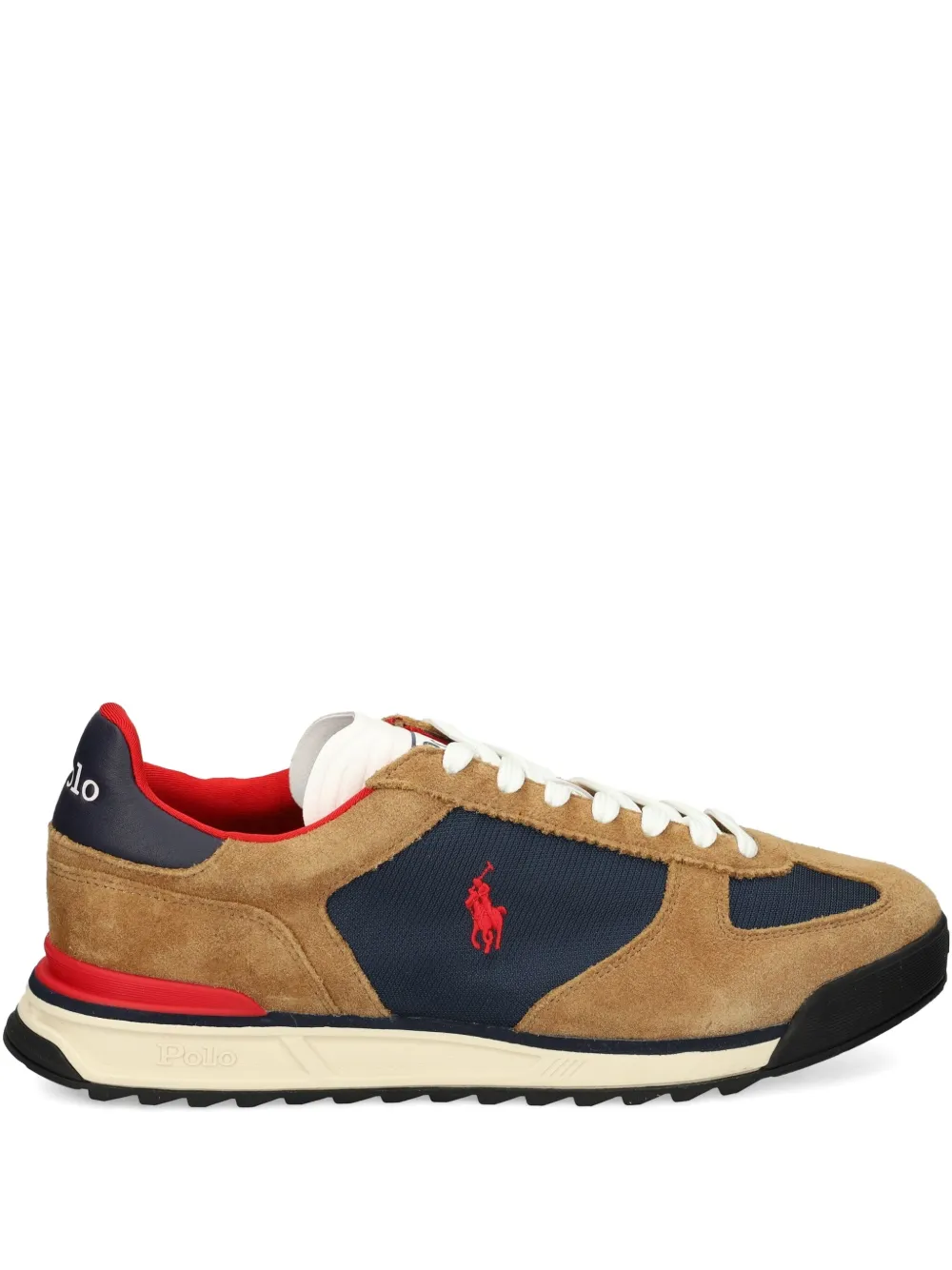 

Кроссовки Varick с замшевыми вставками Polo Ralph Lauren, коричневый