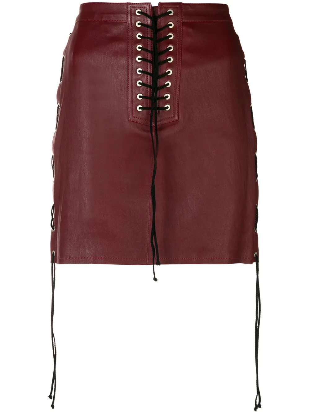 

Юбка на шнуровке UNRAVEL PROJECT, красный