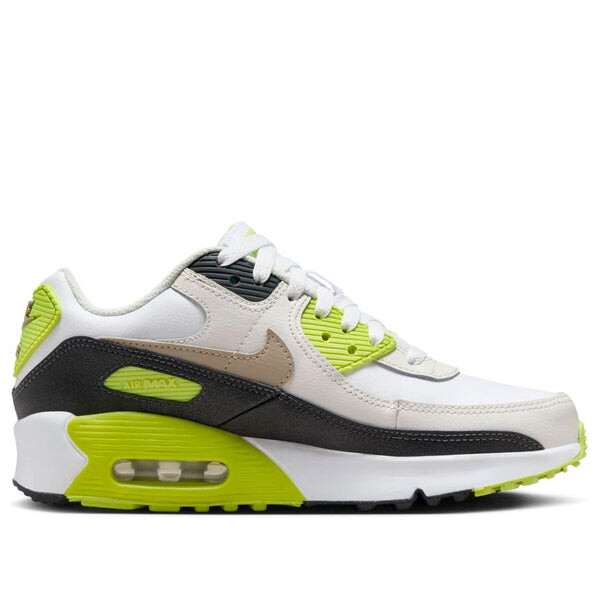 Кроссовки air max 90 'white cyber dark smoke grey khaki' Nike, белый — фото 2