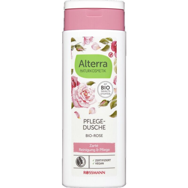 

Гель для душа органическая роза Alterra NATURKOSMETIK, 250 ml