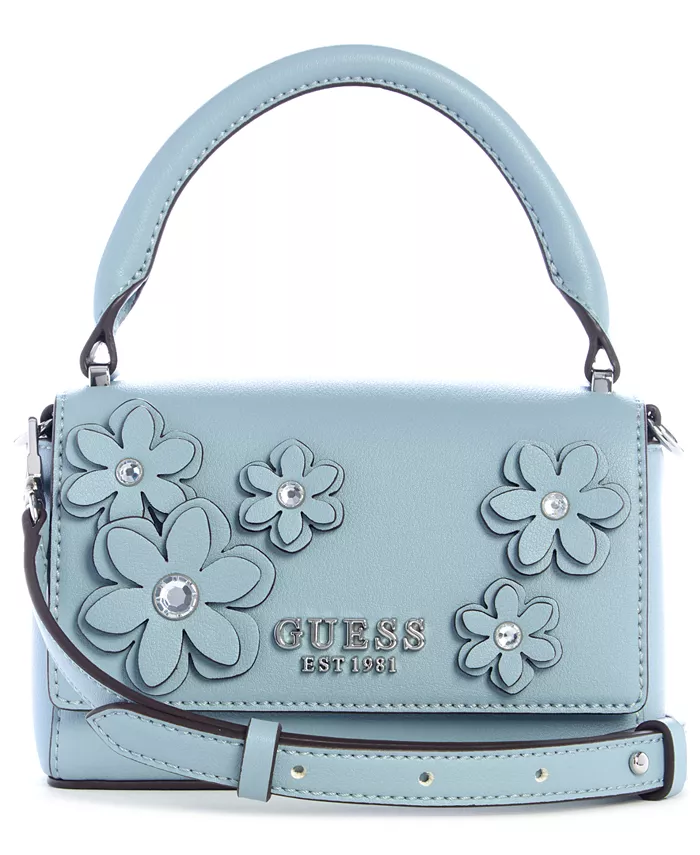 

Сумка через плечо Zaria Top Handle Flap с клапаном GUESS, серый