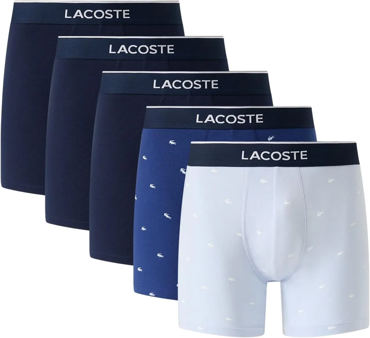 Боксеры 3 шт. Lacoste, Phoenix Blue/Methylene/Navy Blue