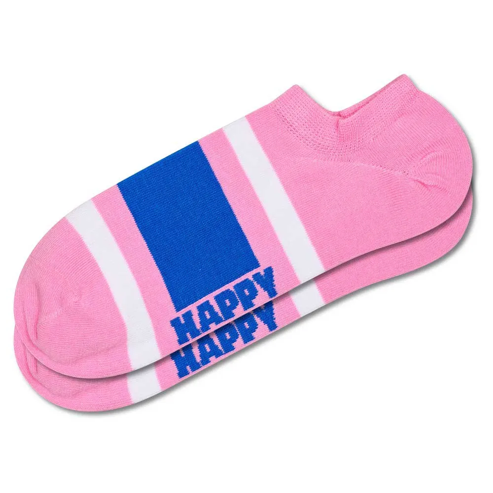 

Носки Happy Simple stripe no show, розовый