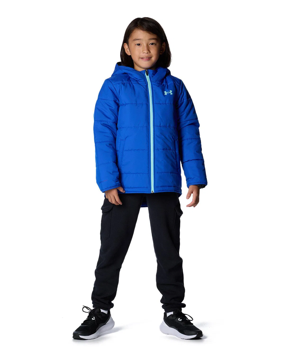 Детская куртка с утеплителем Under Armour Full Zip, синяя — фото 3