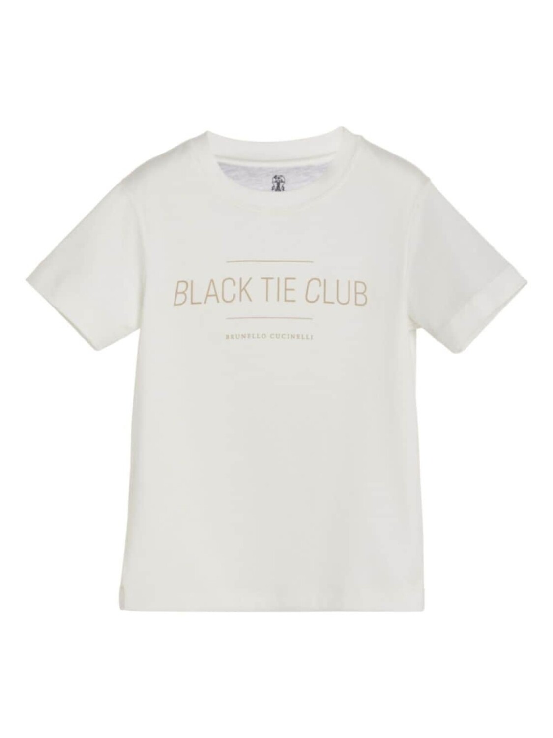 

Brunello Cucinelli Kids футболка с надписью, белый