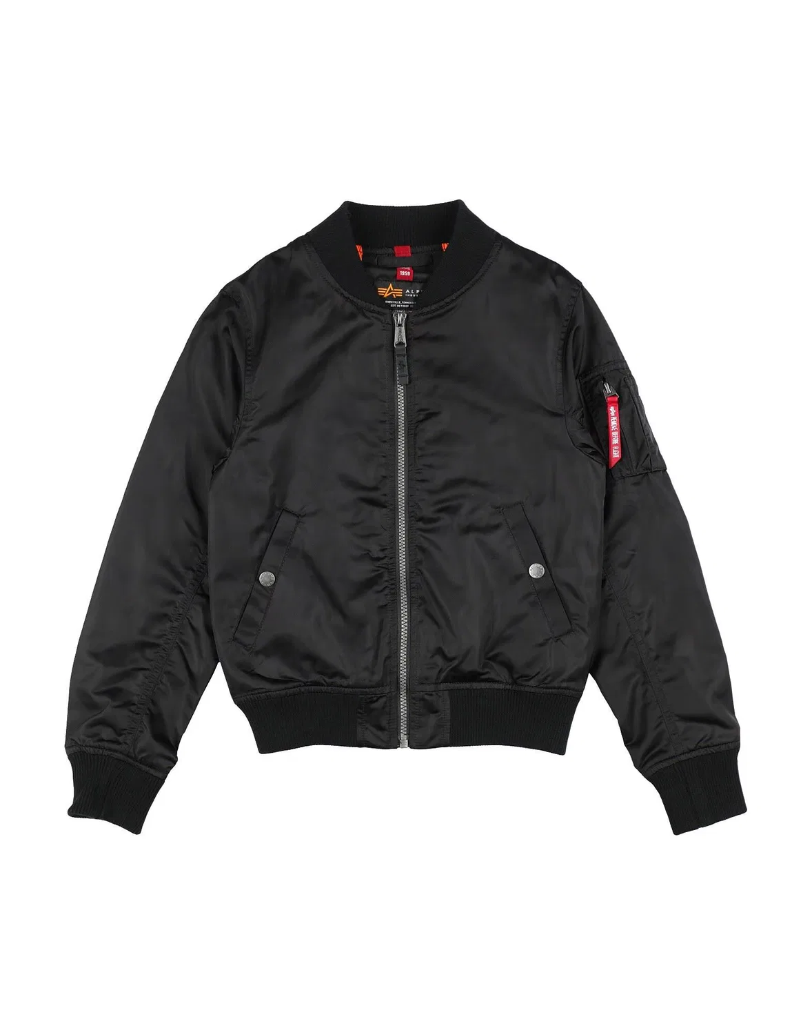 Куртка с логотипом Alpha Industries, черная