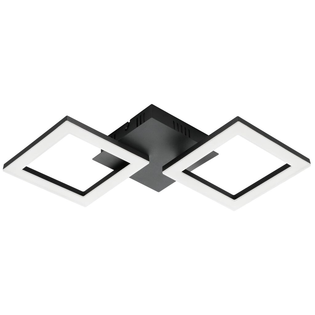 

EGLO Connect.z Smart Home Светодиодный потолочный светильник Paranday-Z, ZigBee, приложение и голосовое управление, регулировка цвета света, регулировка яркости, черно-белый, 47 x 23 см, черный