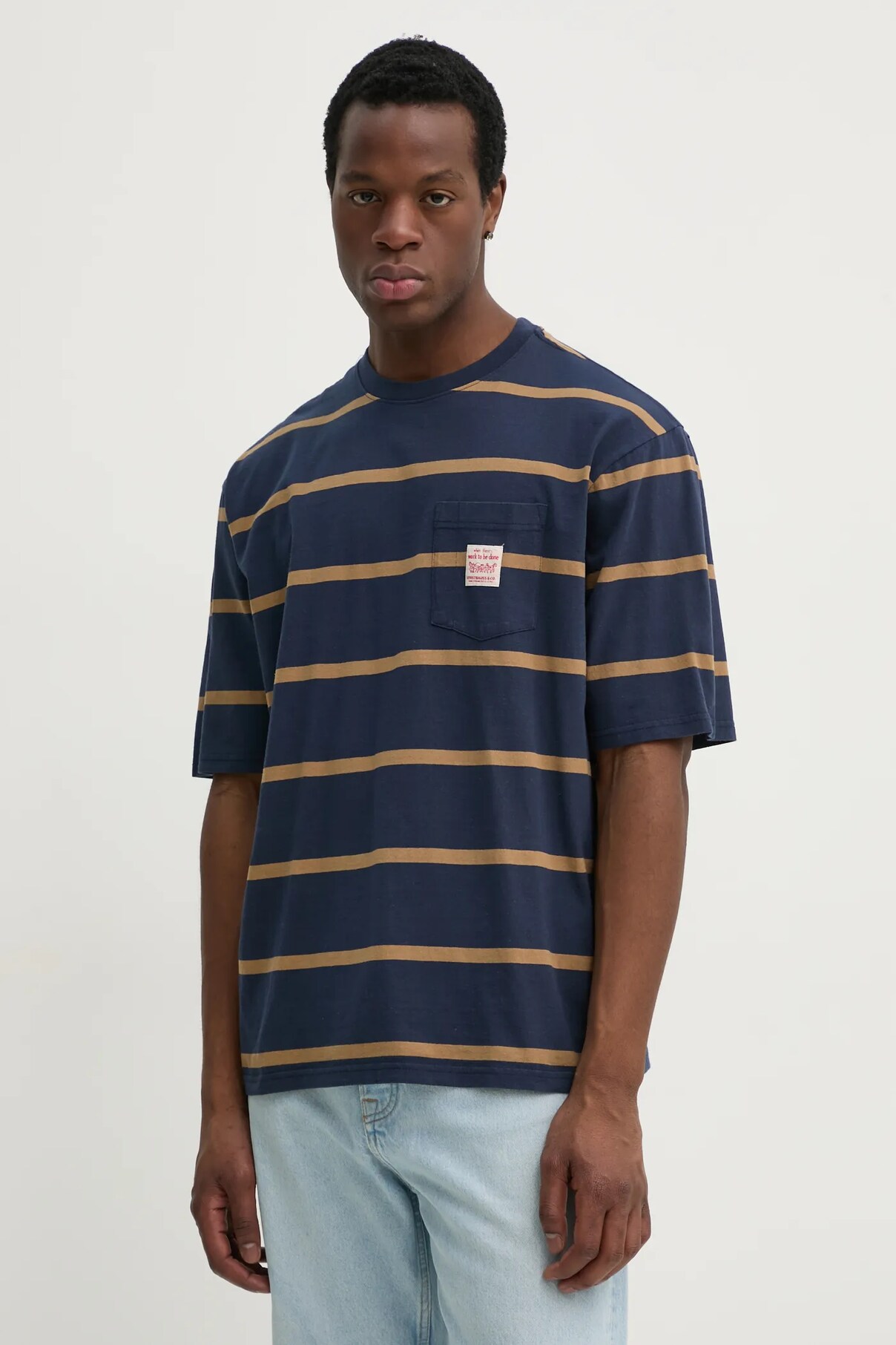

Футболка из хлопка Levi'S, темно-синий
