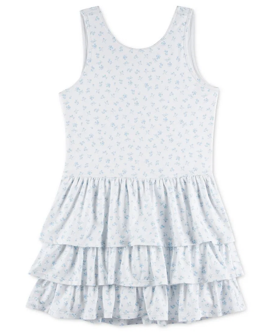 Детское кокетливое мини-платье YPB Active Abercrombie Kids, белый — фото 2