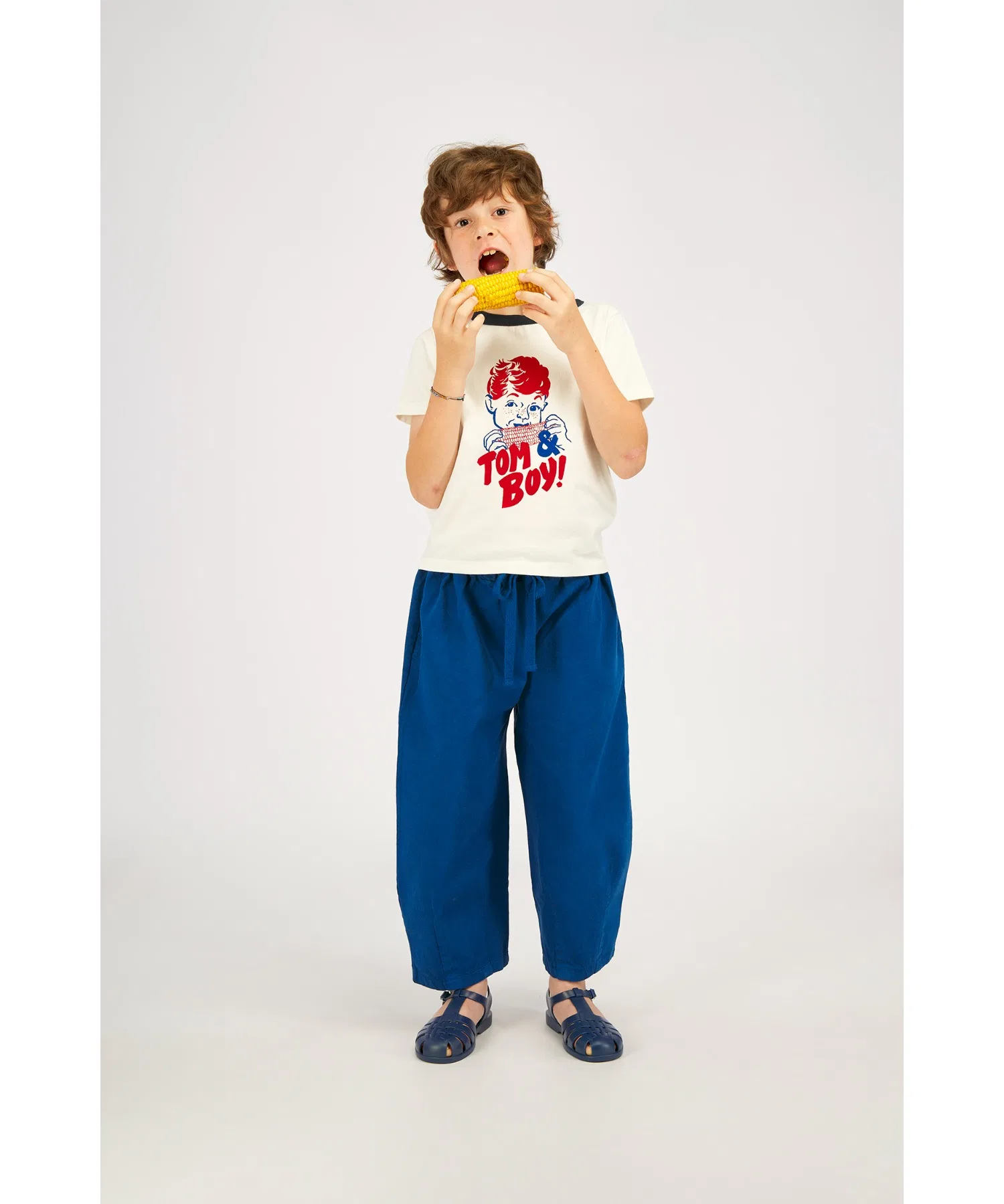 Детские брюки IN THE PARK DYED TROUSERS BLUE — фото 2