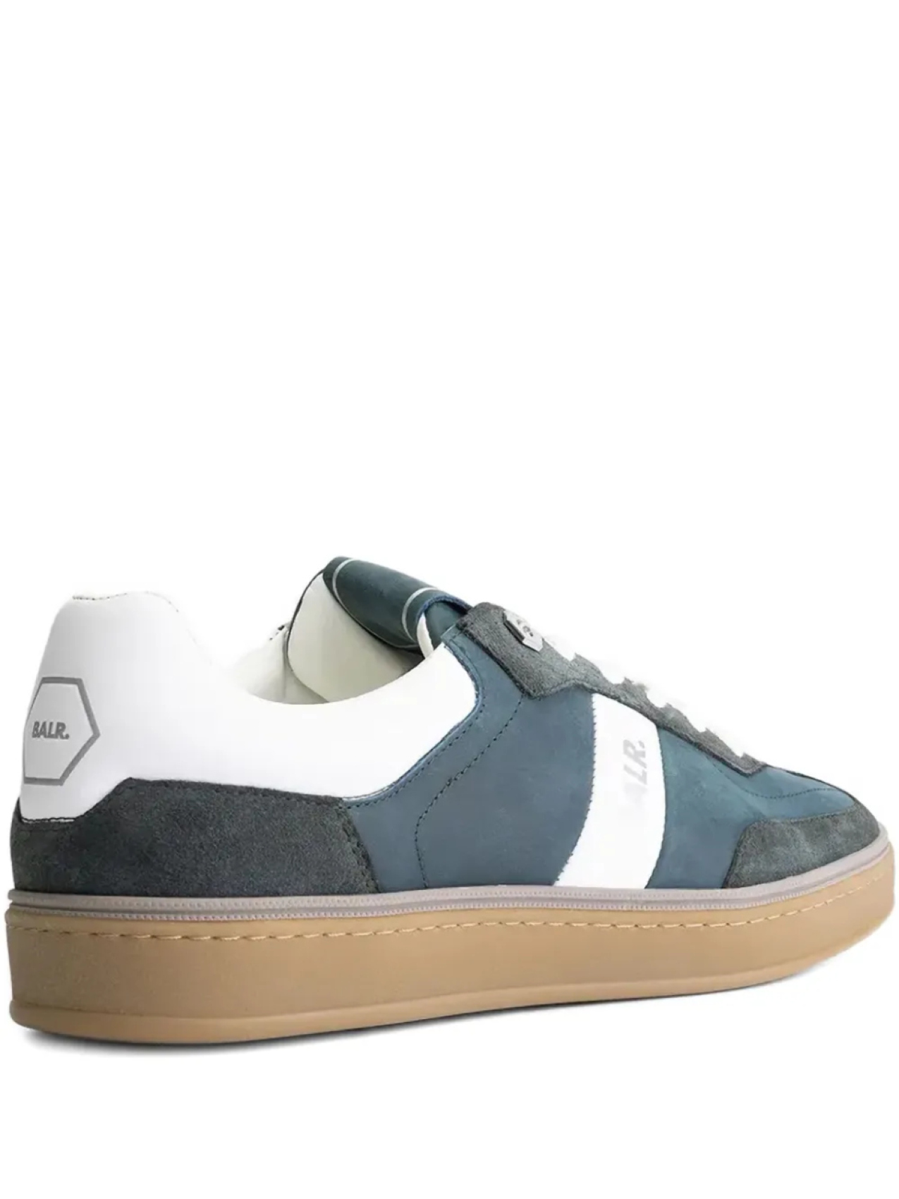

BALR. Кроссовки Club Urban Cup из замши и кожи, синий